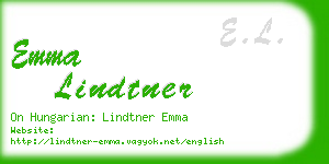 emma lindtner business card